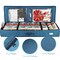 Wrapping Paper Storage Container - Christmas Storage Bag with Interior Pockets - Gift Wrapping Organizer Storage Fits Up to 22 Rolls of 40" - Tear Proof  Wrapping Paper Organizer
